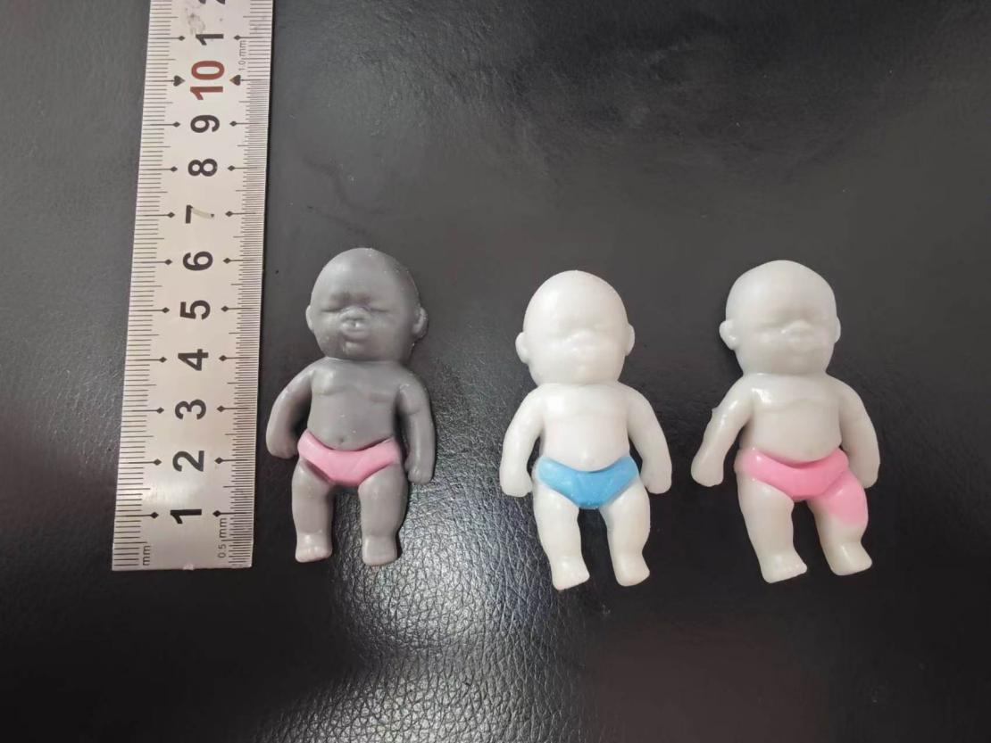 2" Capsule Fill — TPR Stretch Dolls (250pc Box)